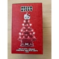 thumbnail image 3 of Hello Kitty Mini Ceramic Christmas Tree with red Lights – 6" Tall Holiday Decoration, Ages 6+, 3 of 6