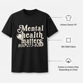 thumbnail image 5 of Mental Health Matters Graphic T-Shirt, Unisex Classic Fit Cotton Tee, 5 of 9