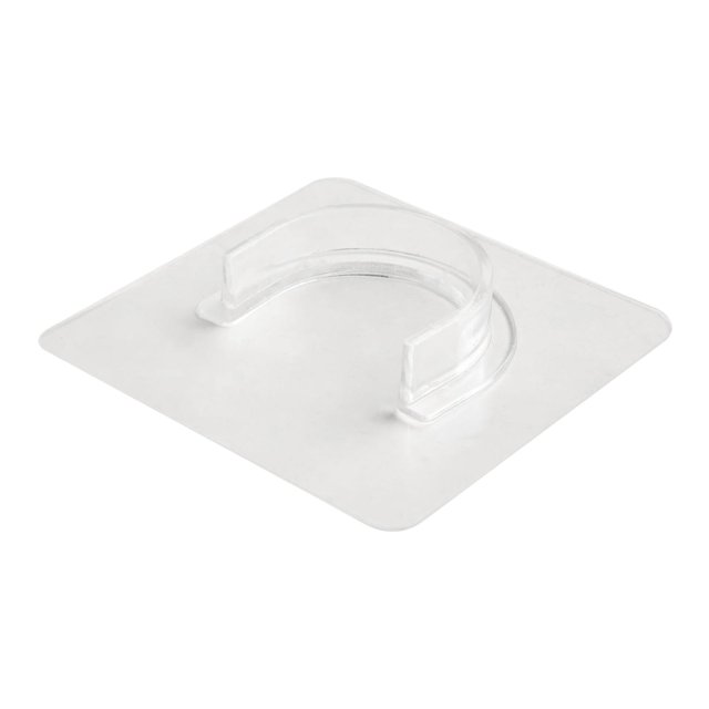 Soporte adhesivo para barra de cortina de ducha, montaje en pared, agarre ajustable, accesorios de baño, sin taladro, resistente, peso de 5 kg, plástico transparente, paquete de 2