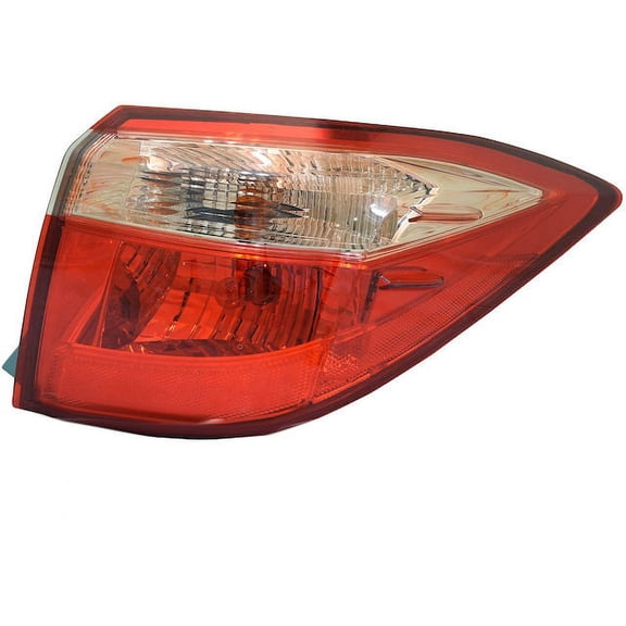 Right Outer Tail Light Assembly - Compatible with 2017 - 2019 Toyota Corolla Sedan 2018