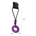 thumbnail image 2 of Juguete premium para perro Crazy bites Dona rubber morada 1pza, 2 of 3