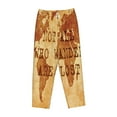 thumbnail image 4 of Balery Not All Those Who Wander Are Lost2 print Women's Pajama Pants,Ultra Lightweight Pjs,Lounge Pant-Medium, 4 of 9