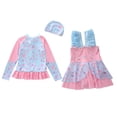 thumbnail image 4 of Shadoumai Girls' Swimsuit Swimsuit Two Piece Long Sleeved Swimsuit (2 12 Years), 4 of 6