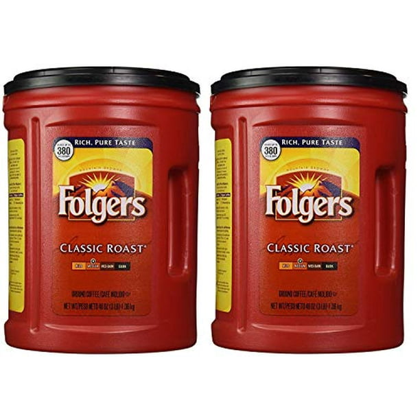 Folgers Classic Roast Ground Coffee (48 oz.)2 Pack