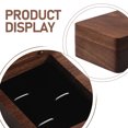 thumbnail image 3 of OULII Tie Clip Storage Box Cufflinks Storage Box Coffee Color 1Pack for Quality Living Enthusiasts, 3 of 8