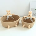 thumbnail image 4 of SDFGTstore Adorable Cotton Rope Hand Knitted Storage Container for Various Household Goods, 4 of 21
