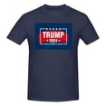 thumbnail image 3 of Yiaed Trump 2024 Take America Back Print Mens T-Shirt,Lightweight Cotton Tee, Crewneck T-Shirt For Men Basic Tee Shirt-XX-Large, 3 of 5