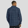thumbnail image 5 of Men's Darius Rucker Collection by Fanatics College Navy Seattle Seahawks Micro Corduroy Plaid Button Up Shirt, 5 of 6