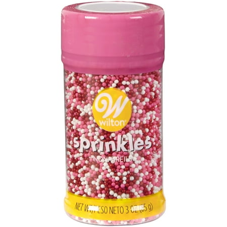 Wilton Valentine's Day Nonpareils Sprinkles, 3 oz.