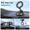 thumbnail image 2 of Magnetic Phone Holder for Car, Suction Cup Car Phone Holder for Dashboard and Windshield, 360° Adjustable Car Phone Mount with Strongest N60 Magnets, Compatible for iPhone17-12 Pro Max and Android, 2 of 10