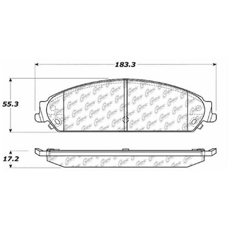 Go-Parts OE Replacement for 2006-2018 Dodge Charger Front Disc Brake Pad Set for Dodge Charger (Daytona / Daytona R/T / GT / GT Plus / R/T / R/T Road & Track / SE / SXT