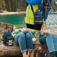 thumbnail image 6 of SUN CUBE Water Bottle Holder with Strap, Insulated Water Bottle Bag Carrier for Walking, Crossbody Bottle Carrying Sling Purse Neoprene Sleeve Pouch Pocket, Hiking Accessories Women Men, Blue 64oz, 6 of 7