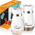 thumbnail image 1 of Set de saleros y pimenteros Arrozon Glass con tapa de acero inoxidable de 120 ml, 1 of 7
