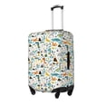 thumbnail image 2 of Kdxio Cartoon Dinosaur Pattern Luggage Cover for Travel,Elastic and Durable,Fits 18-32 Inch,-No luggage included, 2 of 8