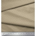 thumbnail image 2 of Soimoi Brown Cotton Duck Fabric Artistic Geometric Print Sewing Fabric Yard 42 Inch Wide, 2 of 3