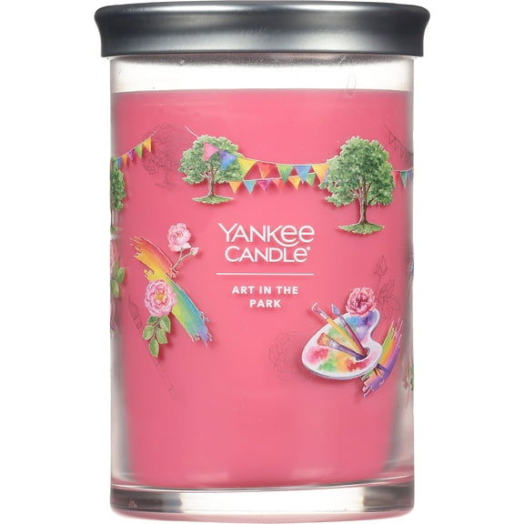 Yankee Candle Signature Scented Candle | Art in The Park Large Tumbler Candle with Double Wicks | Soy Wax Blend Long Burning Candle