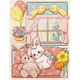 thumbnail image 1 of Pintura de diamantes AB de conejo y estrella en sueño, mosaico de diamantes bordado, imagen de dibujos animados, Kit de punto de cruz DIY, decoración del hogar, regalo de niña, 1 of 4