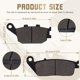 thumbnail image 3 of ¿Pastillas de freno Cyleto VT1100 para Honda VT1100C2 VT1100 C2 Shadow 1100 ACE Sabre 1995-2007? ¿VTX 1300 C R T/Shadow 1100 C2 2003-2013?VT 1300 CR CS Sabre 2010-2014?VT 1300 CX Furia 2010-2021, 3 of 5