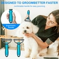 Undercoat Rake For Dogs Dog Grooming Brush Dog Deshedding Brush Dog Hair Brush Set