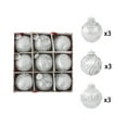 thumbnail image 6 of Christmas Ball Ornaments 9 Pcs - 3 inch Large Shatterproof Christmas Balls, Aesthetic Decorations Indoor, Premium Holiday Party Hanging Ornaments for Xmas Tree, Wreath, Vines, Multicolor, 6 of 8