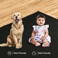 thumbnail image 5 of Furnish My Place Modern Indoor/Outdoor Commercial Solid Color Rug - Black, 6' x 10', Pet and Kids Friendly Rug. Made in USA, Runner, Area Rugs Great for Kids, Pets, Event, Wedding, 5 of 12