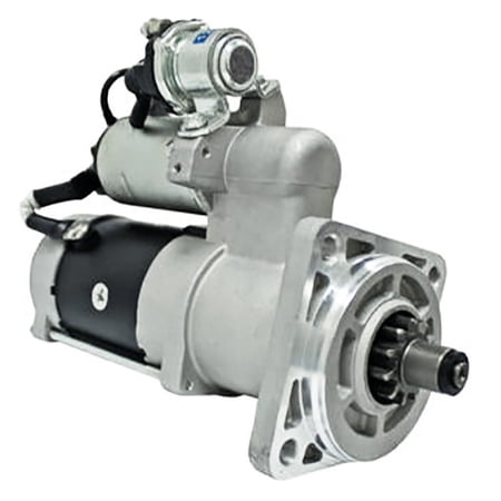 12V 2.9kW 29MT PLGR Starter Compatible with International 4700SCD MWM MaxxForce 7.2L Diesel Euro IV Euro V CW 11-Tooth SAE 1 IMS Relay Replaces 8200875 905720100110