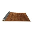 thumbnail image 2 of Ahgly Company Indoor Round Oriental Orange Industrial Area Rugs, 3' Round, 2 of 4