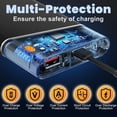 thumbnail image 3 of Portable Charger Power Bank, 10000mAh 22.5W PD Super Fast Charging Powerbank with Built-in USB C in&Out Cable, Slim External Phone Battery Pack for iPhone 16/15/14 iPad Samsung S24 Android, 3 of 8