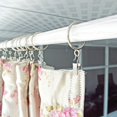 thumbnail image 3 of Selling 20 pcs/pack Metal Heavy Duty Curtain Clips W Hook Silver Color Hooks, 3 of 5