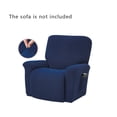 thumbnail image 1 of Stretch Recliner Chair Slipcover Elastic Full Coverage Solid Washable Furniture Color Sofa Cover Replacement for LAZBOY, Navy Blue, 1 of 8