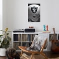 thumbnail image 4 of NFL Las Vegas Raiders – Logo 20 Canvas Wall Poster, 22.375" x 34", 4 of 4
