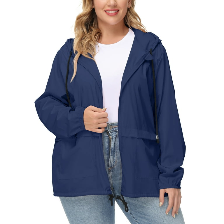 Walmart plus clearance size rain jacket