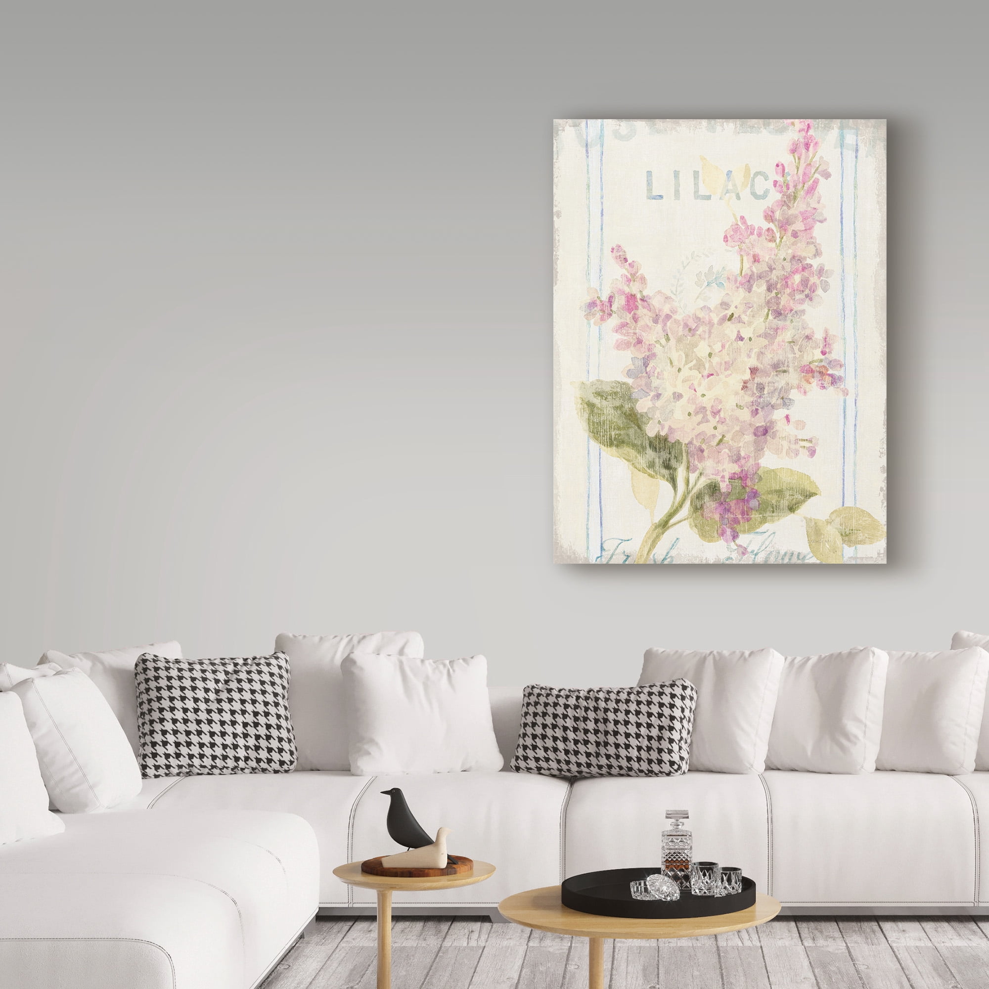 Trademark Fine Art 'Floursack Florals V' Canvas Art by Danhui Nai