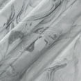 thumbnail image 5 of No. 918 Cristo Marble Print Crushed Voile Sheer Rod Pocket Curtain Panel, 51"x84", Grey, 5 of 5