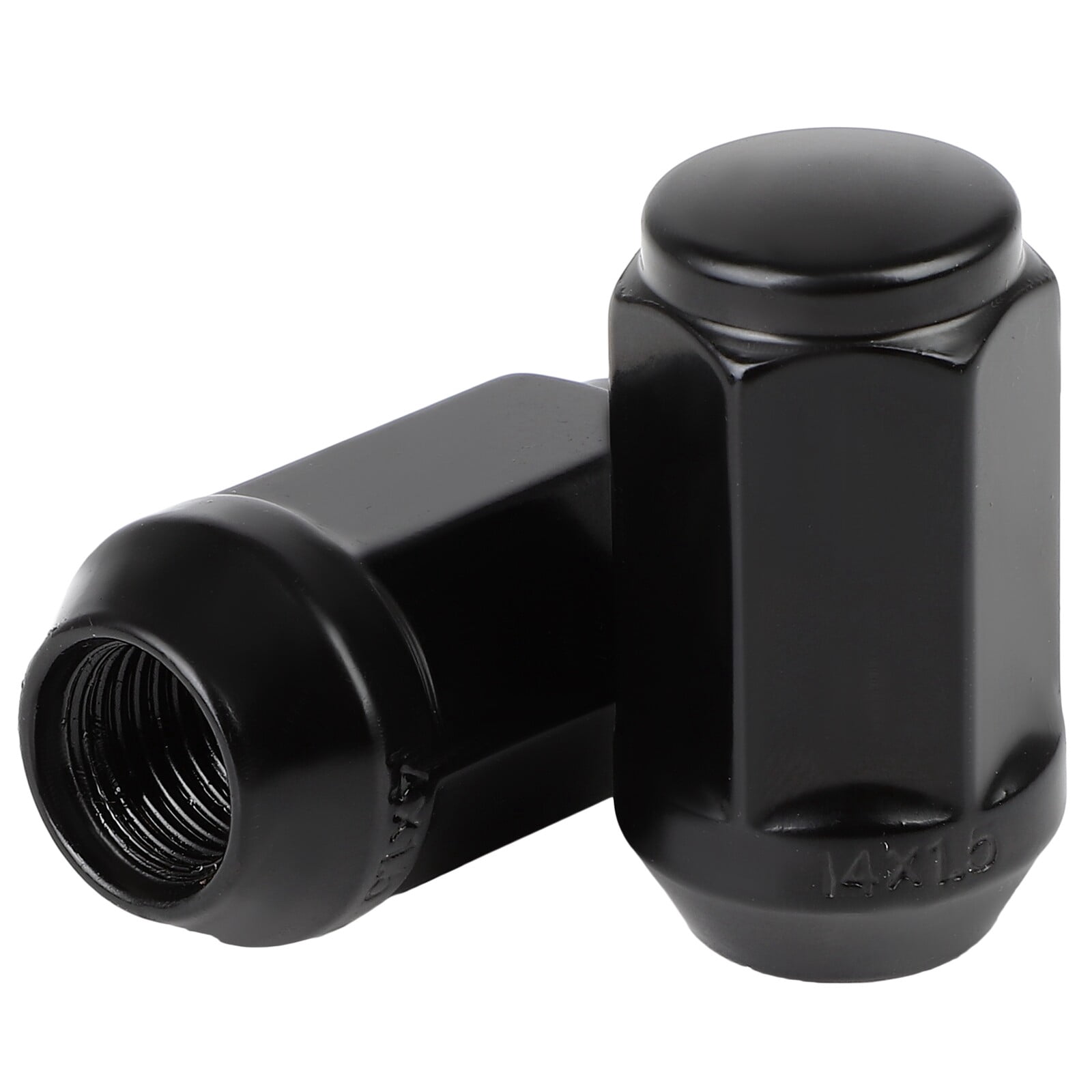 ECCPP Replacement for Wheel Lug Nuts 24pcs M14x1.5 Black Lug Nuts 1.8"(45mm) Tall For Chevrolet 92 93 94 95 96 97 98 99 00 01 02 03 04 05 06 07 08 09 10 11 12 13 14 15 16 17 18 19 20 21 22