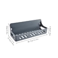 thumbnail image 2 of Magnetic Spice Rack and Refrigerator Magnetic Organizer, No Drill Magnetic Fridge Shelf and Seasoning Rack, Wall Mounted Plastic Storage Rack for Kitchen, Pantry, and Countertop, 2 of 7