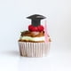 thumbnail image 4 of OULII Topper De Birrete Negro Para Decorar Pasteles Y Postres En Eventos De Graduación, 4 of 6