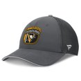 thumbnail image 3 of Men's Fanatics Gray Pittsburgh Penguins Authentic Pro Home Ice Trucker Adjustable Hat, 3 of 5