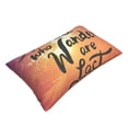 thumbnail image 3 of Balery Not All Who Wander Are Lost Bedding Queen Pillow Cases - Envelope Closure - Soft Brushed Microfiber Fabric - Shrinkage and Fade Resistant Pillow Cases-, 3 of 9