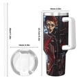 thumbnail image 5 of Lsque Chucky Pattern 40 OZ Ice Bully Cup with Handle and Straw, Double Wall Stainless Steel Tumbler Travel Coffee Cup with Lid for Christmas Present, 5 of 8