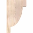 thumbnail image 3 of 3 1/2"W x 12"D x 20"H Alpine Smooth Corbel, Douglas Fir, 3 of 9