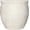 White, variant on 12" Dia Fiberstone Planter - Modern Indoor/Outdoor Flower Pot, Beige Container with Grainy Matte Texture & -in Drainage Hole | Decorative Pot for Patio, Porch, Garden
