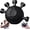 Black, variant on Irond Forearm Trainer Ball Finger Grip Strengthener Hand Squeezer Stretcher