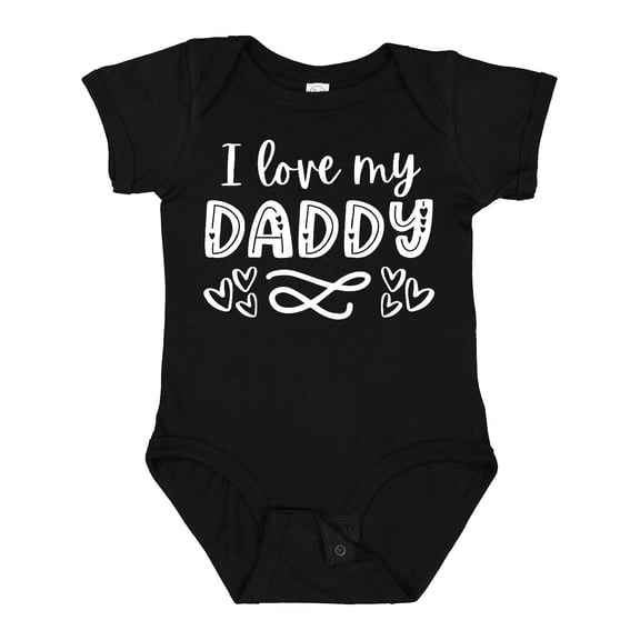 Inktastic I Love My Daddy with Hearts Boys or Girls Baby Bodysuit