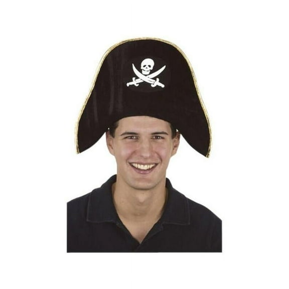 Black Velvet Pirate Hat