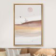 thumbnail image 3 of HFDF Canvas Prt Wall Art Bird Fly Orange Pastel Forest Mounta Animals Abstract Illustrations Modern Art Rustic Mimal Relax/Calm Boho for Livg Room, Bedroom, Office - Natural Unframed, 3 of 5