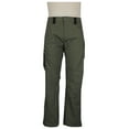 thumbnail image 4 of Mens Cargo Pants Casual Solid Zipper Multiple Pockets Outdoor Straight Type Trousers Olive Green, 4 of 8
