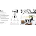 thumbnail image 3 of Cafetera Italiana Cupy Aluminio Capacidad 6 Tazas Fagor Fagor 81CFFGACU06, 3 of 7