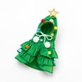 thumbnail image 5 of Christmas Dog Christmas Outfit Featuring Layered Ruffle Trim and Star Trim for Festive Holiday Gatherings, A Cozy Small Dog for Puppy Walks and Photo Sessions, and A Cute Pet, 5 of 6