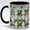 Accent Mug - As image, variant on Stained Glass Leprechaun Gnome Ceramic Mug - Shamrock Beer Irish Art Coffee Cup, Faux 3D Jewel Tone Design Mug, St Patrick's Day Lucky